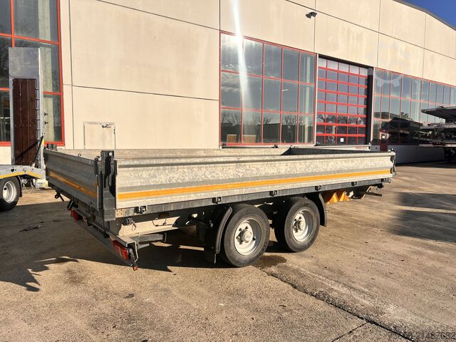 Tipper trailer Möslein TDS 13 Schwebheim  13 t Tandemkipper- Tieflader