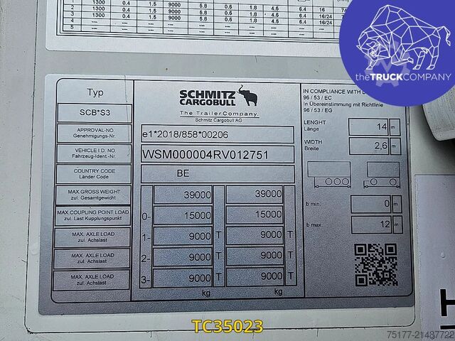 Refrigerated/frozen transport Schmitz Cargobull 