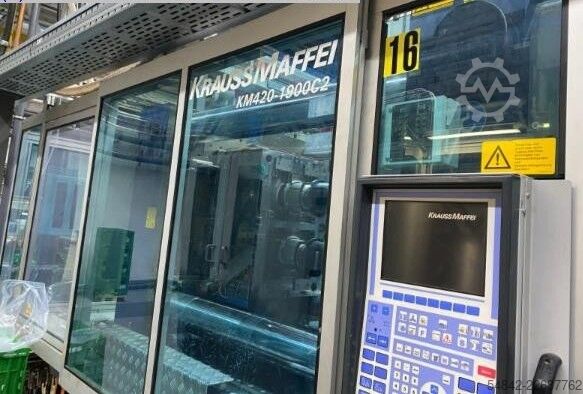 Injection molding machine KraussMaffei KM 420-1900 C2