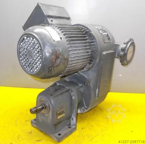 Adjustable gear motor 0.75 kW 30-210 rpm Bauer DK94V10/216
