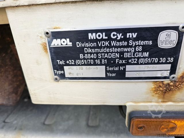 Garbage truck MERCEDES-BENZ 1830 Econic Müllwagen, 2 Kammern