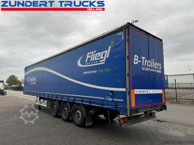 Sliding tarpaulins Fliegl 3 AS SCHUIFZEILEN TRAILER, LIFT AXLE