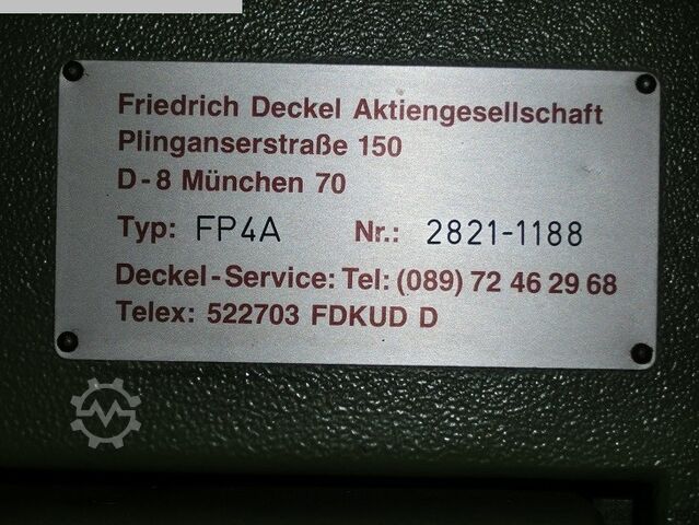 Tool Room Milling Machine - Universal DECKEL FB4A