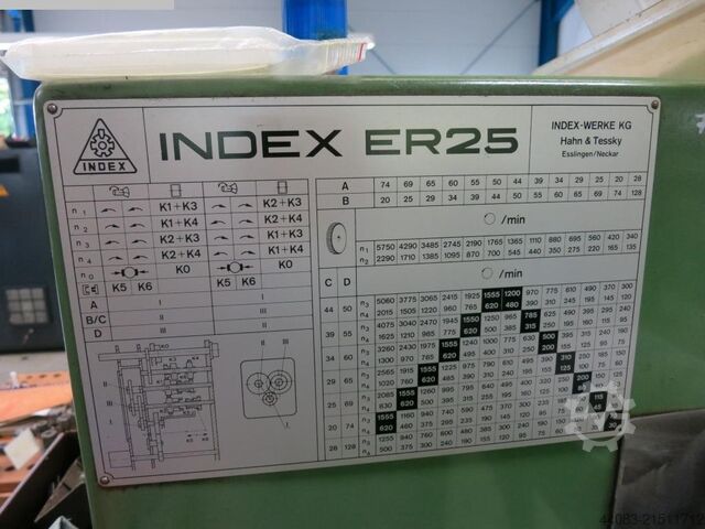 Einspindel - Stangenautomat INDEX ER 25