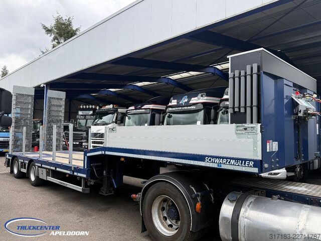 Semi-Tieflader Schwarzmuller F-SERIE 1060 cm, Rampen, Lier, gestuurde naloop...