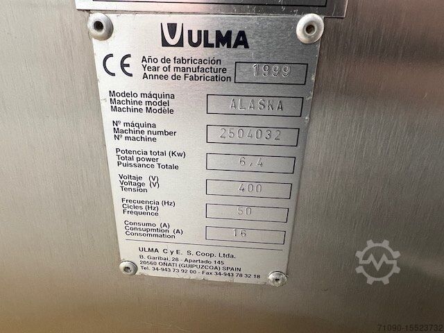 Flowpack ULMA Alaska