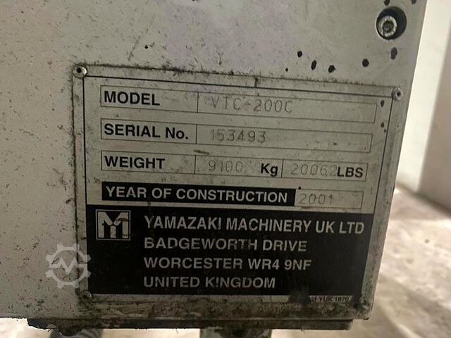 Bearbeitungszentrum Mazak VTC-200C