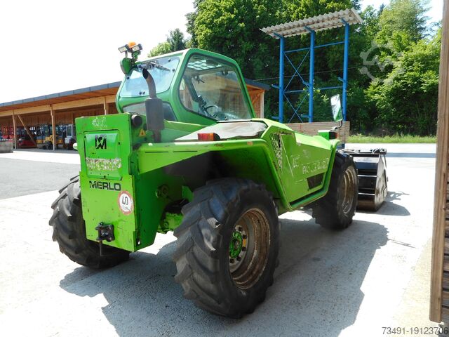 Teleskoparmstapler Merlo P33.7KT 2x Schaufel + Gabel