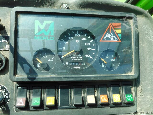 Teleskoparmstapler Merlo P33.7KT 2x Schaufel + Gabel