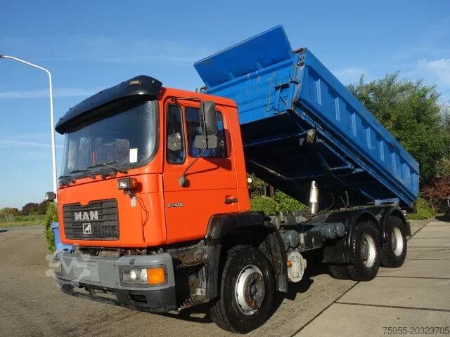 3-sided tipper MAN 27.402 MEILLER 6X4 KIPPER