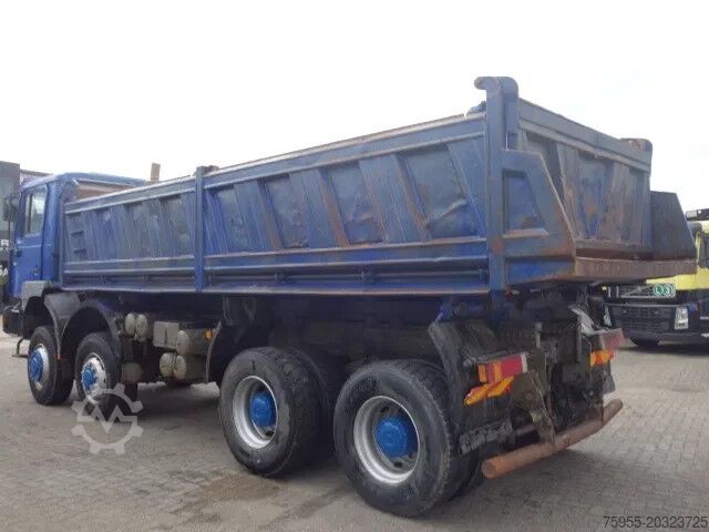 3-sided tipper MAN 35.414 8x8 meiller kipper manual diesel pomp