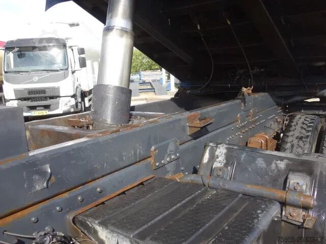 3-sided tipper MAN 41-414 MEILLER KIPPER 8X4,MANUAL POMP