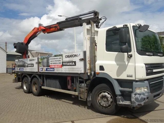 Loading platform DAF CF 360 6X4 MANUAL GEAR STEELSPRINGS 18,5 TON PA...