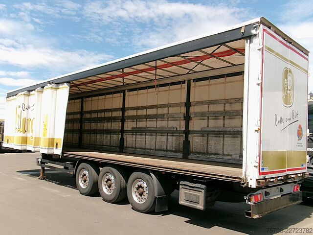 Open semitrailer with tarp KÖGEL Orten SafeServer 2in1*Alu*BPW*Lift*Dachenteisung