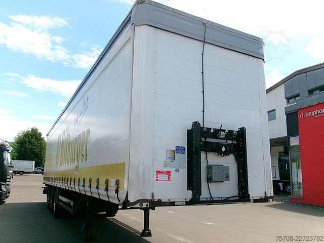 Open semitrailer with tarp KÖGEL Orten SafeServer 2in1*Alu*BPW*Lift*Dachenteisung