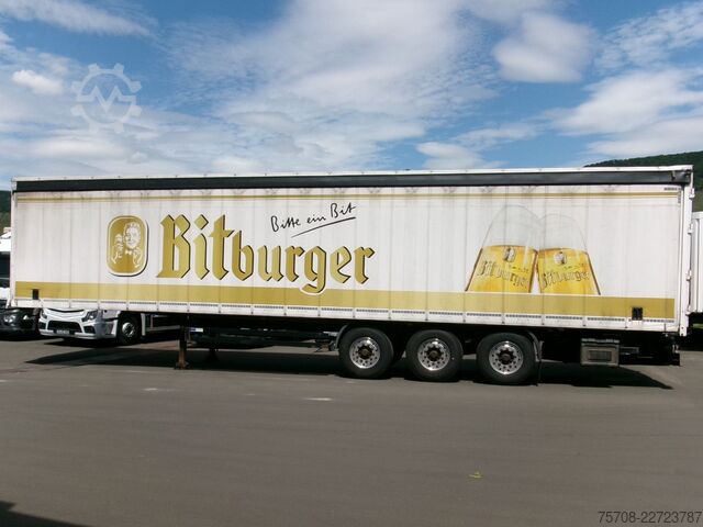 Beverage semitrailer KÖGEL Orten SafeServer 2in1*Alu*BPW*Lift*Dachenteisung