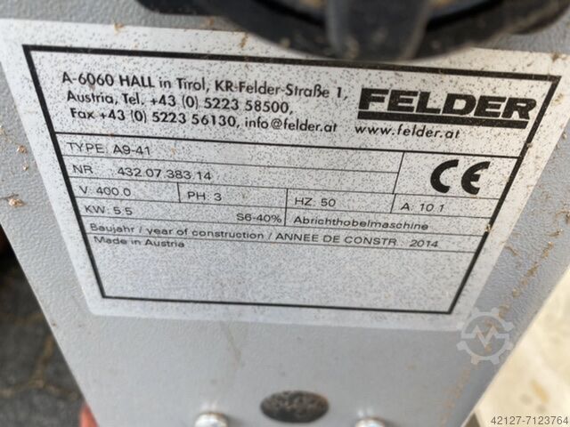 Surface planer Felder A 9-41