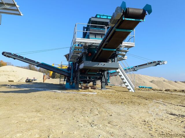 Brechanlage/Mobile Brechanlage Constmach Mobile Crushing Plant Mobile Vertical Shaft Impact Crusher V70