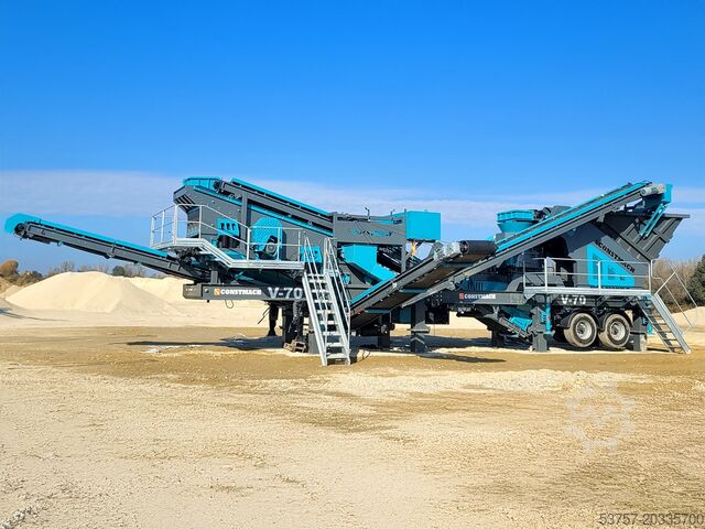 Brechanlage/Mobile Brechanlage Constmach Mobile Crushing Plant Mobile Vertical Shaft Impact Crusher V70