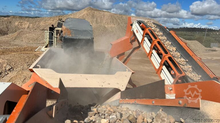 Brechanlage/Mobile Brechanlage Constmach Mobile Crushing Plant Mobile Vertical Shaft Impact Crusher V80