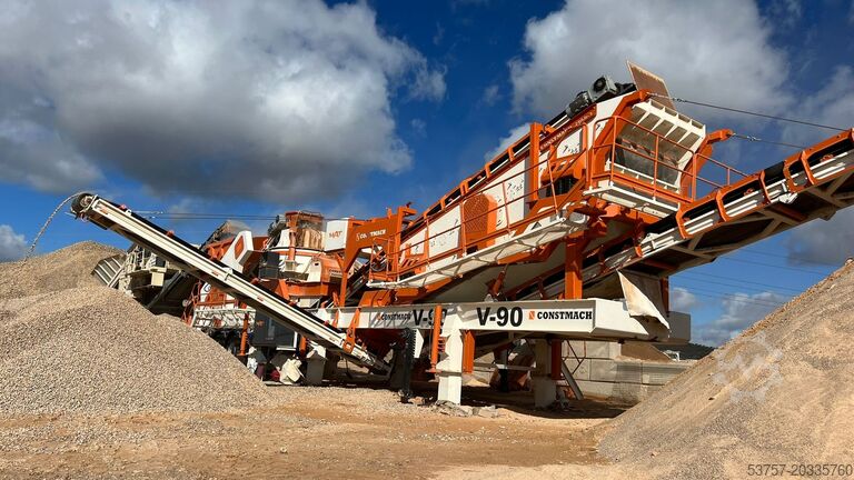Crushing equipment/mobile crushing plant Constmach Mobile Crushing Plant Mobile Vertical Impact Crushing Plant