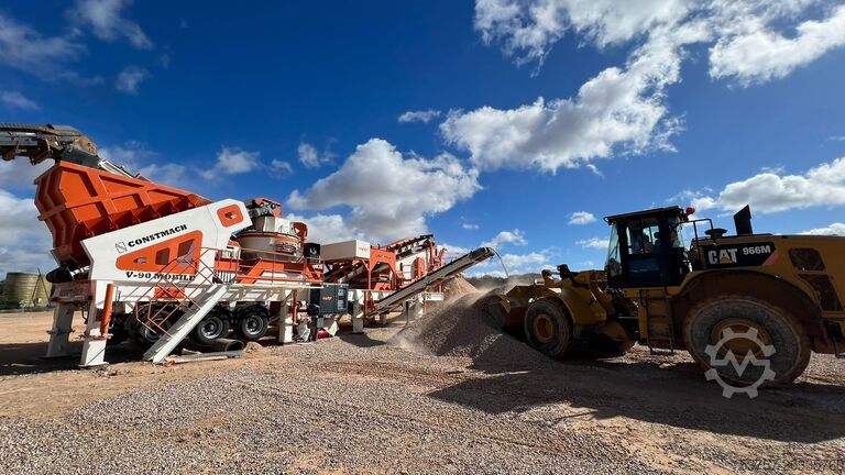 Crushing equipment/mobile crushing plant Constmach Mobile Crushing Plant Mobile Vertical Impact Crushing Plant