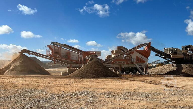 Crushing equipment/mobile crushing plant Constmach Mobile Crushing Plant Mobile Vertical Impact Crushing Plant