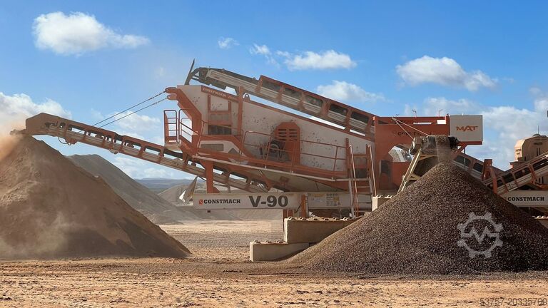 Crushing equipment/mobile crushing plant Constmach Mobile Crushing Plant Mobile Vertical Impact Crushing Plant