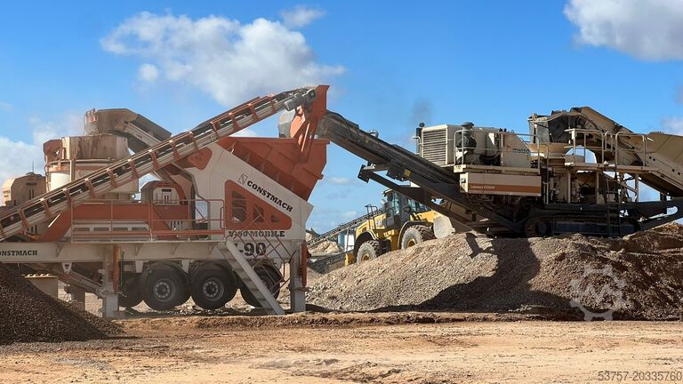 Crushing equipment/mobile crushing plant Constmach Mobile Crushing Plant Mobile Vertical Impact Crushing Plant