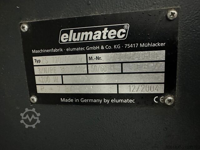 Schweißmaschine mit zwei Köpfen Elumatec ZS 720