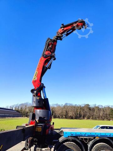 Ladepritsche Mercedes-Benz Actros 4151 V8 8x4 Palfinger PK78002 + Fly Jib ...