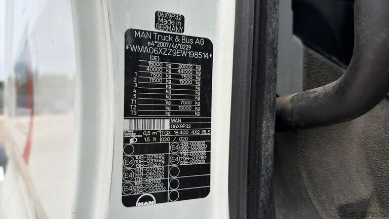 Standard tractor MAN TGX 18.400 (RETARDER / EURO 6 / CLEAN CONDITION...