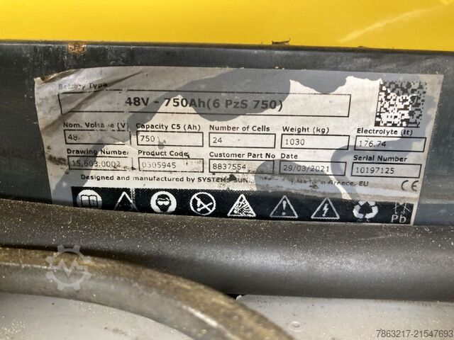 Elektro 4 Rad-Stapler Hyster J 2.0 XN LWB