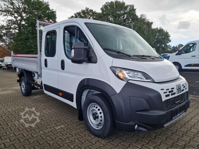 Transporter mit Kipper Fiat Ducato 35 Doka Maxi 3-Seiten-Kipper AHK TEMPOMAT
