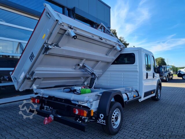 Transporter mit Kipper Fiat Ducato 35 Doka Maxi 3-Seiten-Kipper AHK TEMPOMAT