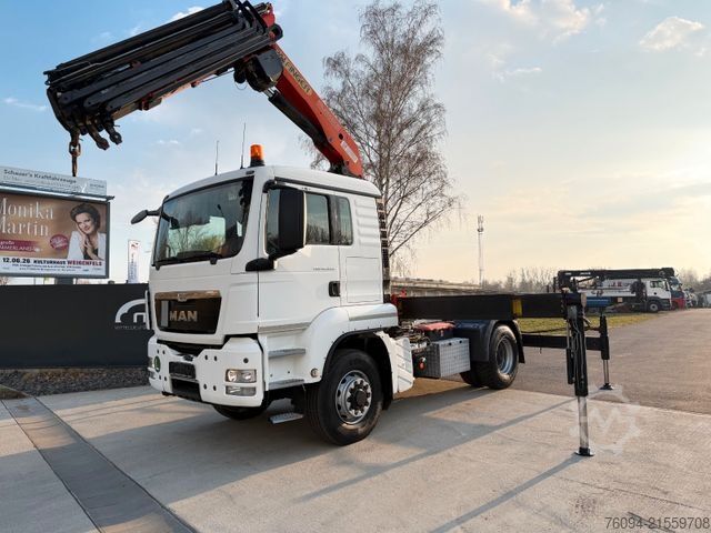 Autokran MAN TGS 18.440 4x4 Kran 21m Seilwinde Greifer Funk