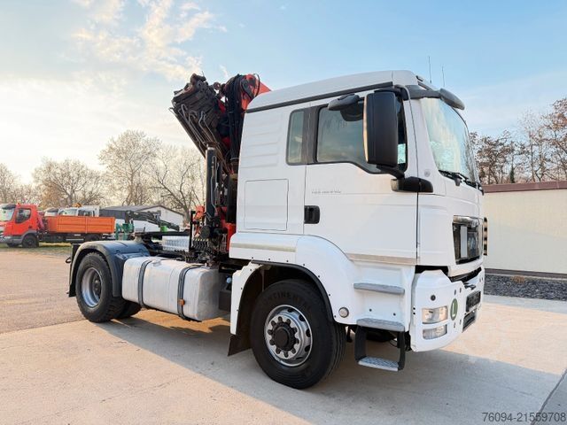 Autokran MAN TGS 18.440 4x4 Kran 21m Seilwinde Greifer Funk
