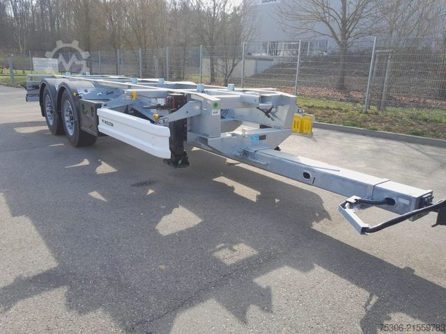 Swap chassis trailer WIELTON BDF ZAA 2-Achs-Wechselfahrgestell 1120-1320