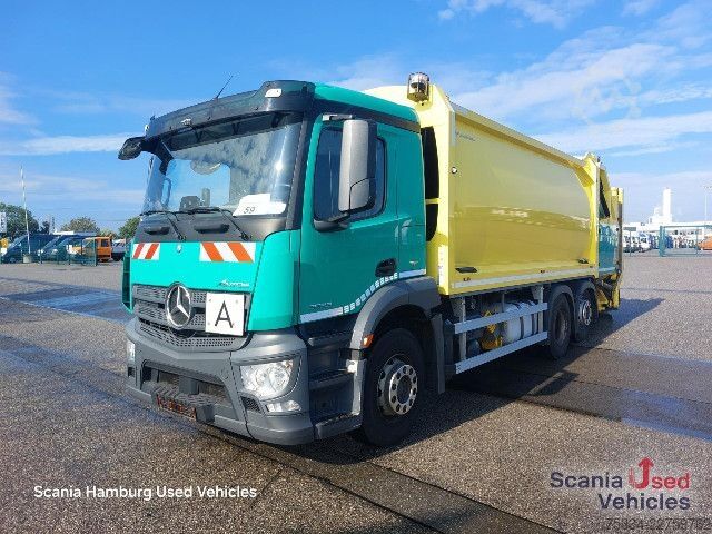 Garbage truck Mercedes-Benz BA Abfallsammelbehälter Antos