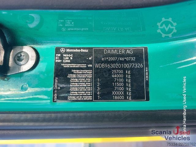 Garbage truck Mercedes-Benz BA Abfallsammelbehälter Antos