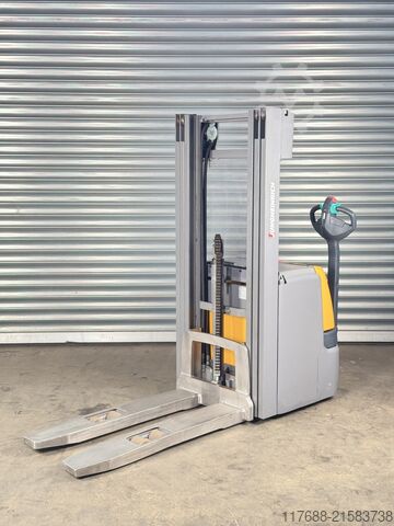 Hochhubwagen-Mitgänger Jungheinrich EJC 214 - Service Neu -Triplex 5,35m- Batterie 90%