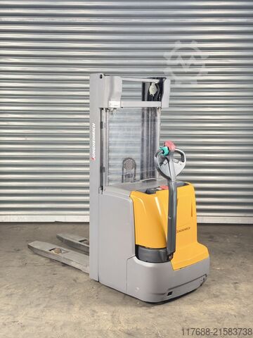 Hochhubwagen-Mitgänger Jungheinrich EJC 214 - Service Neu -Triplex 5,35m- Batterie 90%