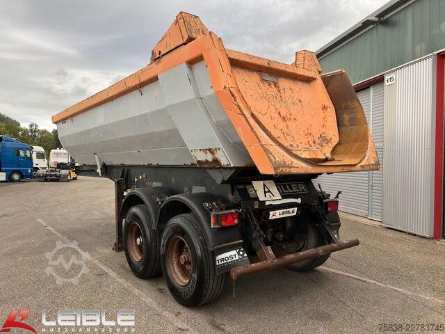 Tipper semitrailer MEILLER MHKS 41/2-G Kippmulde*24m³*Heckschütte*BPW Eco*