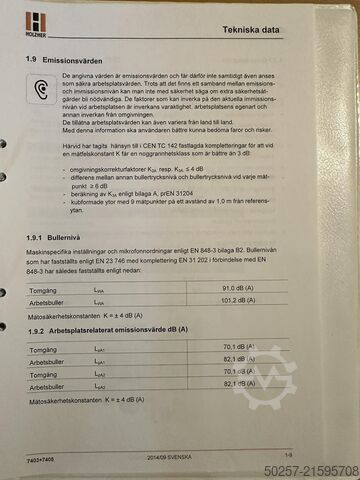 Vertical CNC machining center Holz-Her Evolution 7405