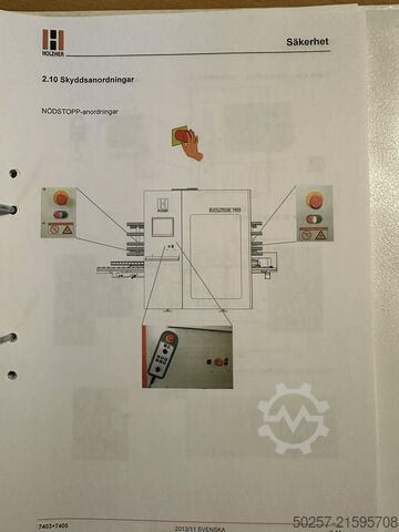 Vertical CNC machining center Holz-Her Evolution 7405