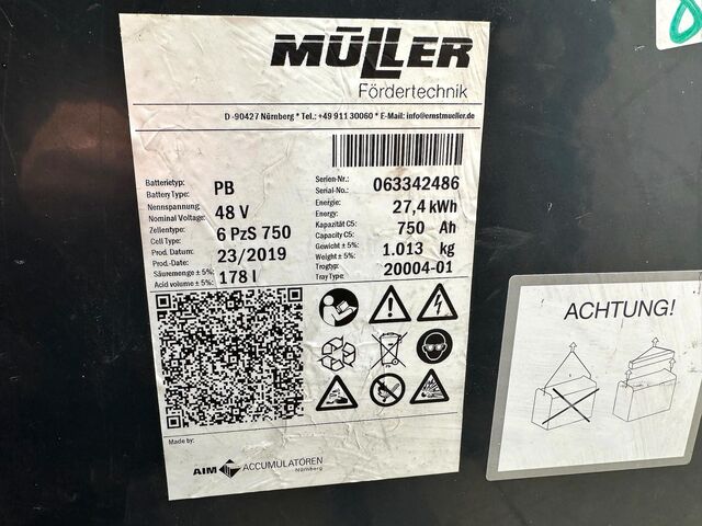 Frontstapler Linde E 20L [ID: 149]