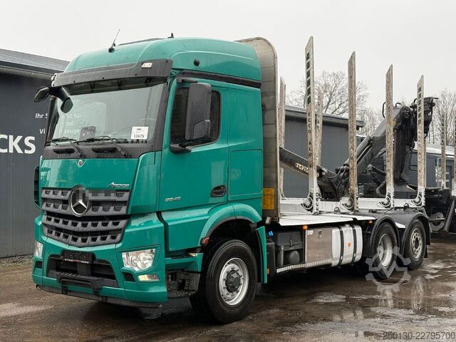 Logging truck MERCEDES-BENZ Arocs 2546 BL 6x4HAD Palfinger LK Lenk/Lift