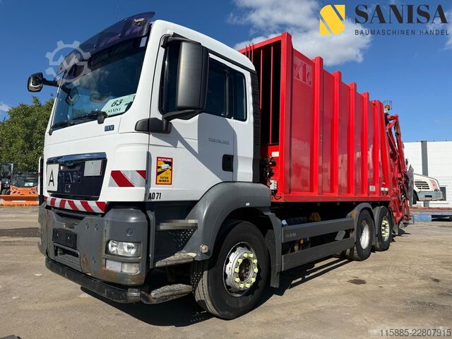 Müllwagen MAN TGS 28.320/6x2/ZÖLLER/Hecklader/Containe