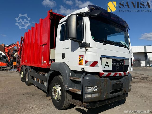 Müllwagen MAN TGS 28.320/6x2/ZÖLLER/Hecklader/Containe