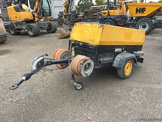 Luftkompressor Atlas Copco Xas 97 Dd (bended drawbar and air output issues)